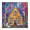 Stupell Industries; Stupell Industries Halloween Costume Party House Canvas Wall Art; Category:Halloween Wall Decor; Image:2